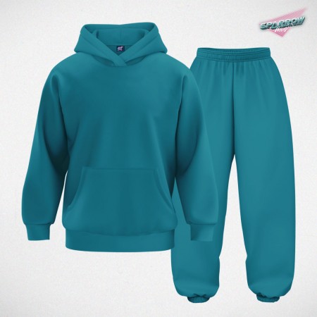 Duks oversize sa kapuljačom i donji deo oversize - ženski