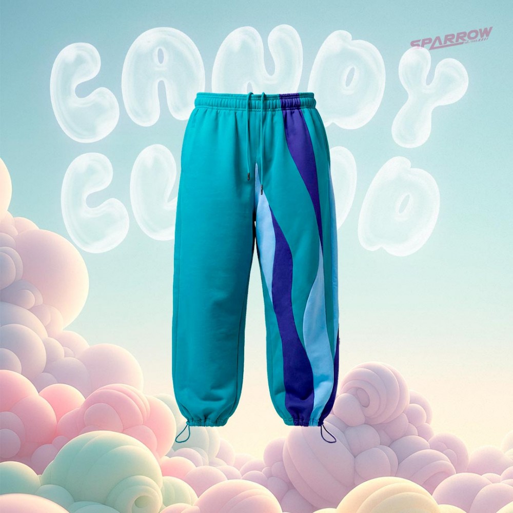 CANDY CLOUD BIG BAGGY JOGGERS