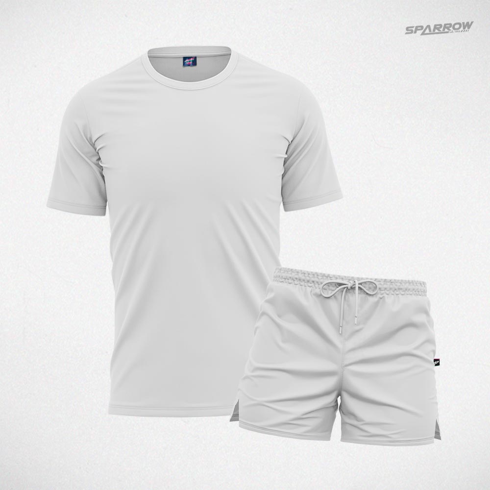 Premium T-shirt and Swim Shorts – Men’s