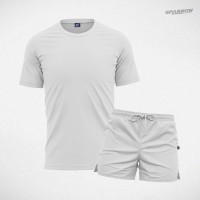 Premium T-shirt and Swim Shorts – Men’s