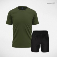 Premium T-shirt and cotton shorts – Men