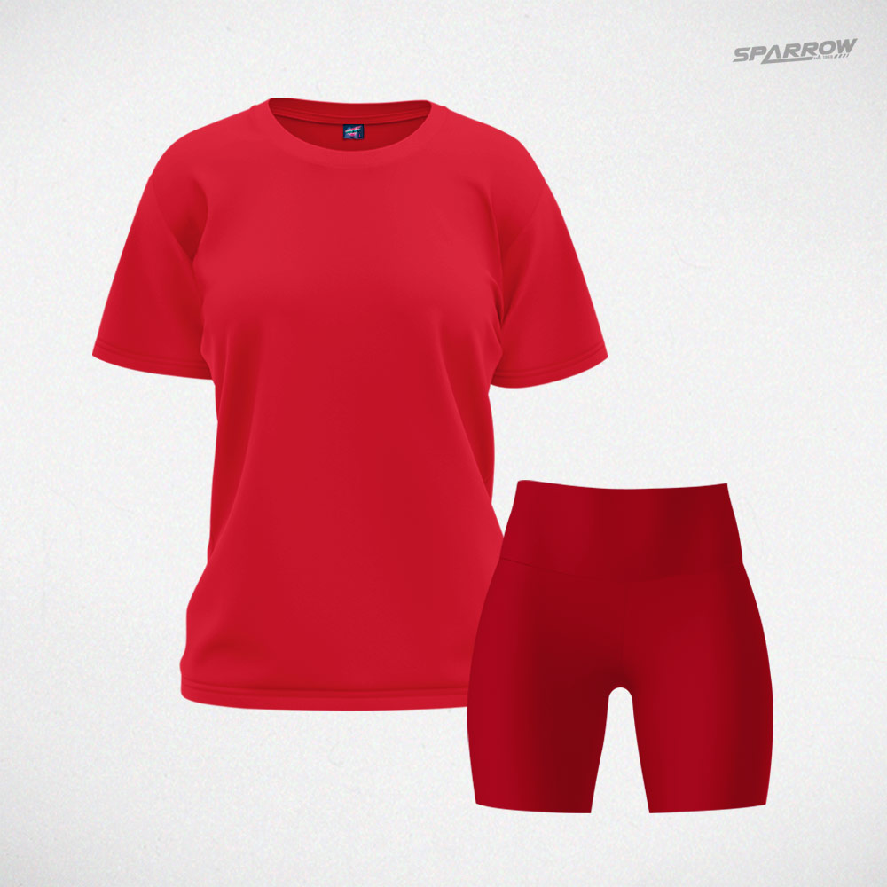 Oversize T-shirt and Leggings Shorts – Women’s