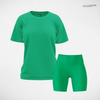 Oversize T-shirt and Leggings Shorts – Women’s