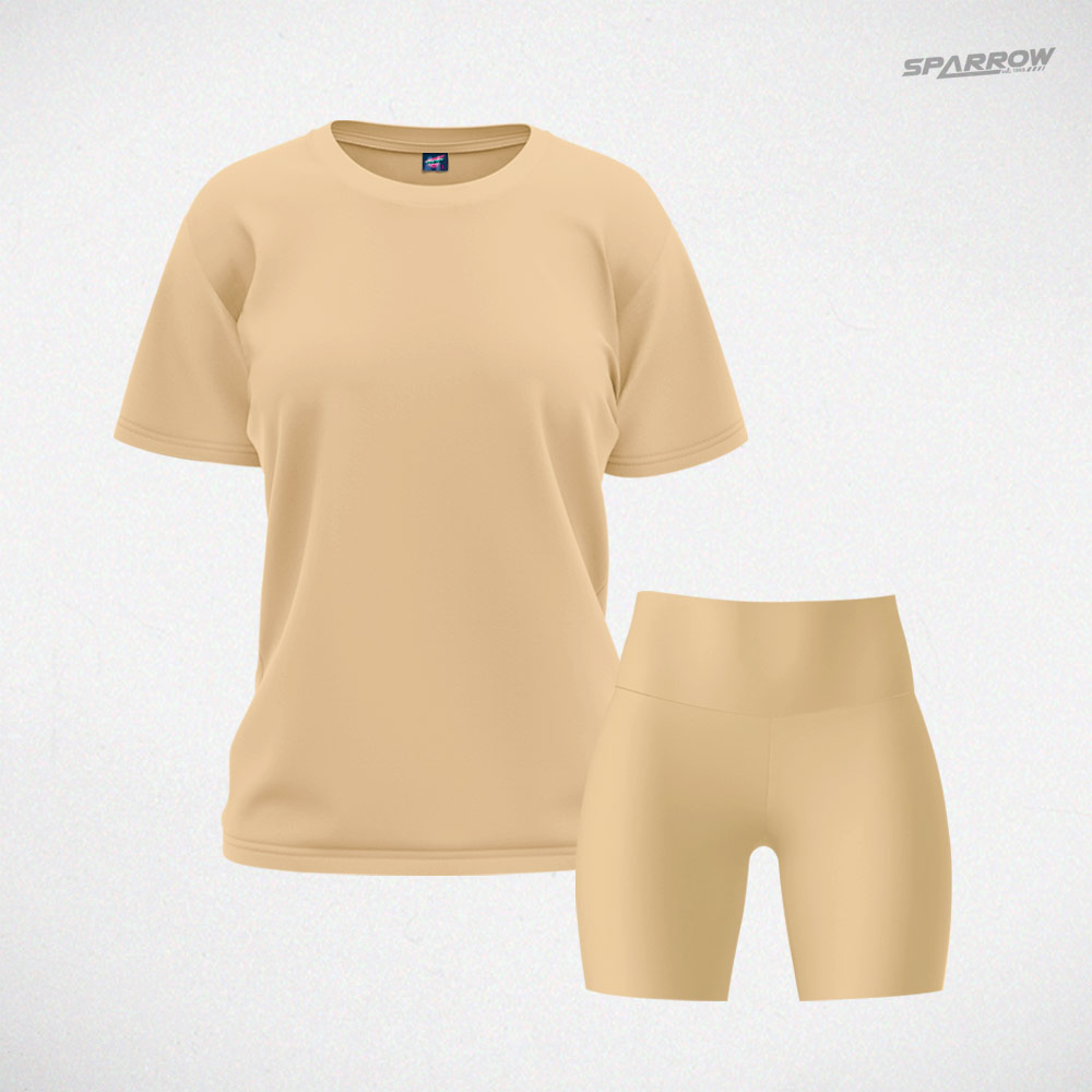 Oversize T-shirt and Leggings Shorts – Women’s