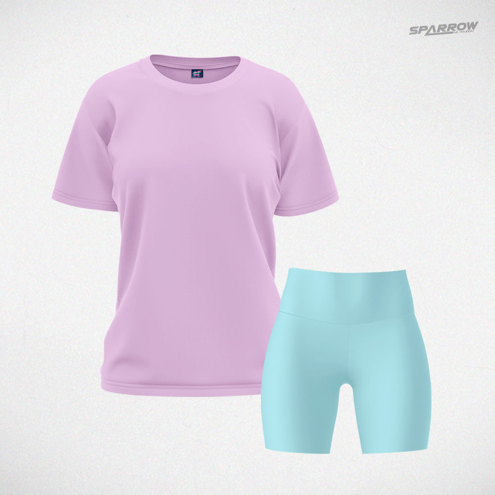 Oversize T-shirt and Leggings Shorts – Women’s