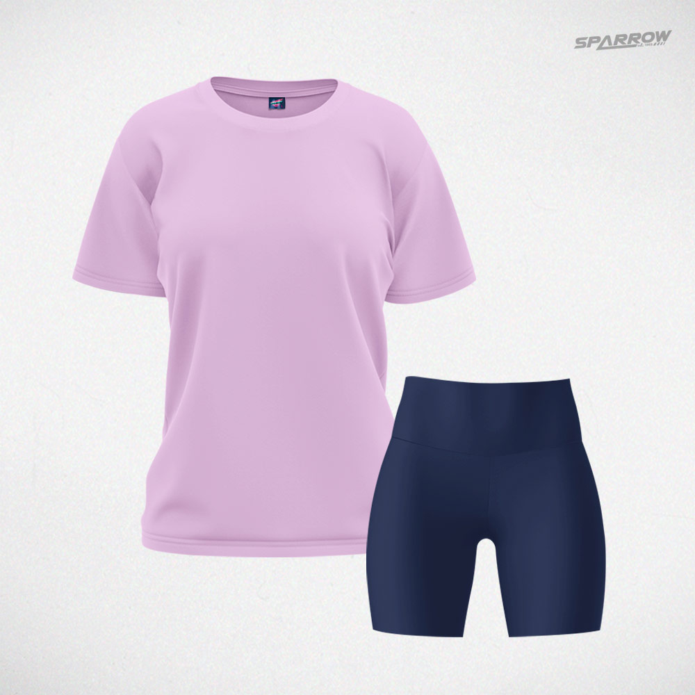 Oversize T-shirt and Leggings Shorts – Women’s