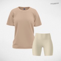 Oversize T-shirt and Leggings Shorts – Women’s