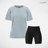 Oversize T-shirt and Leggings Shorts – Women’s