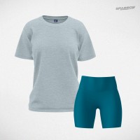 Oversize T-shirt and Leggings Shorts – Women’s