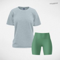 Oversize T-shirt and Leggings Shorts – Women’s