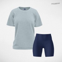 Oversize T-shirt and Leggings Shorts – Women’s