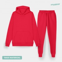 Hoodie and Slim Fit Sweatpants – Men (lighter material)