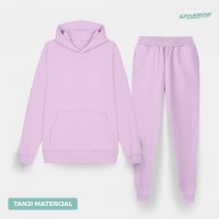 Hoodie and Slim Fit Sweatpants – Men (lighter material)