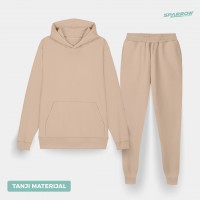 Hoodie and Slim Fit Sweatpants – Men (lighter material)