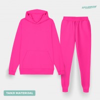 Hoodie and Slim Fit Sweatpants – Men (lighter material)