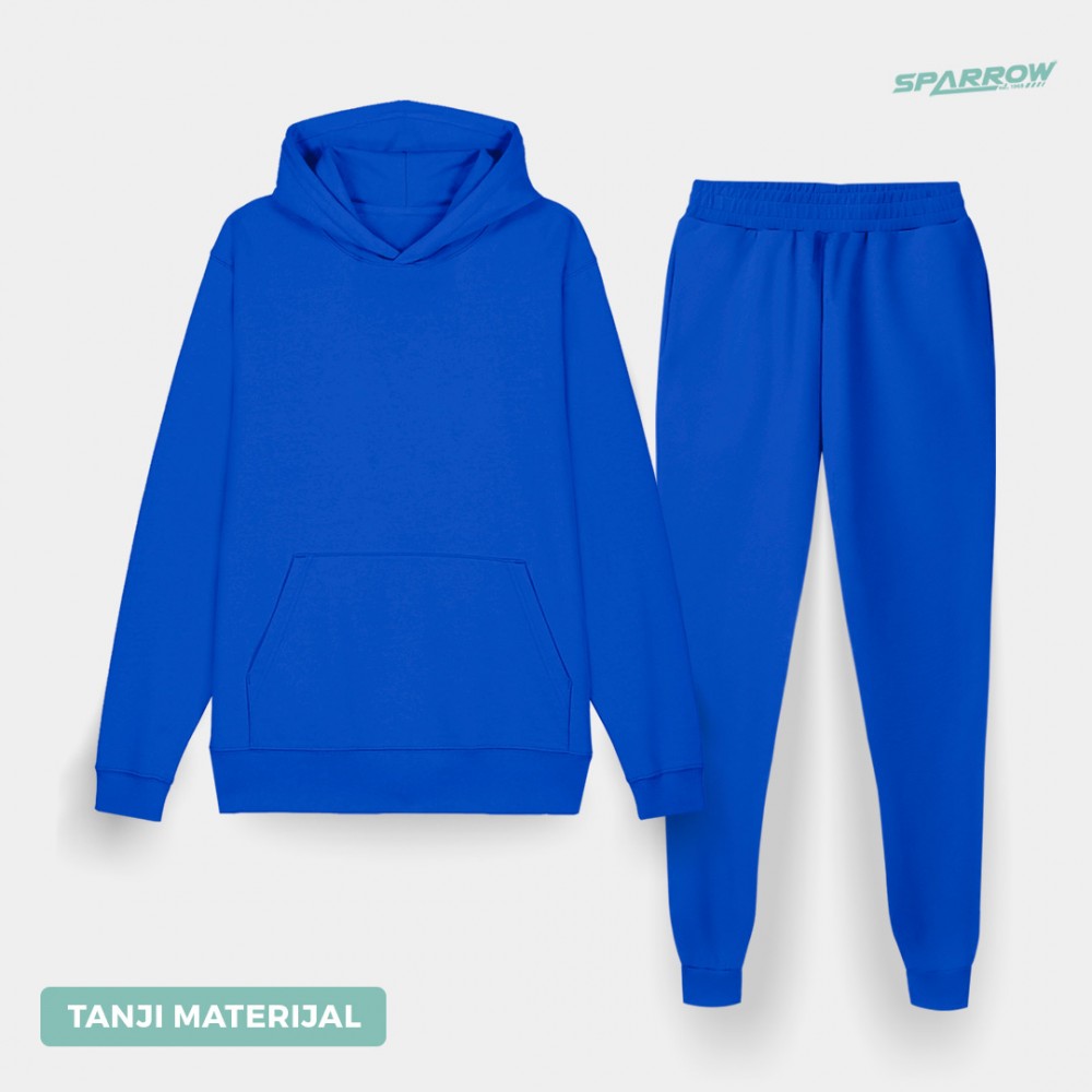 Hoodie and Slim Fit Sweatpants – Men (lighter material)