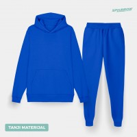 Hoodie and Slim Fit Sweatpants – Men (lighter material)