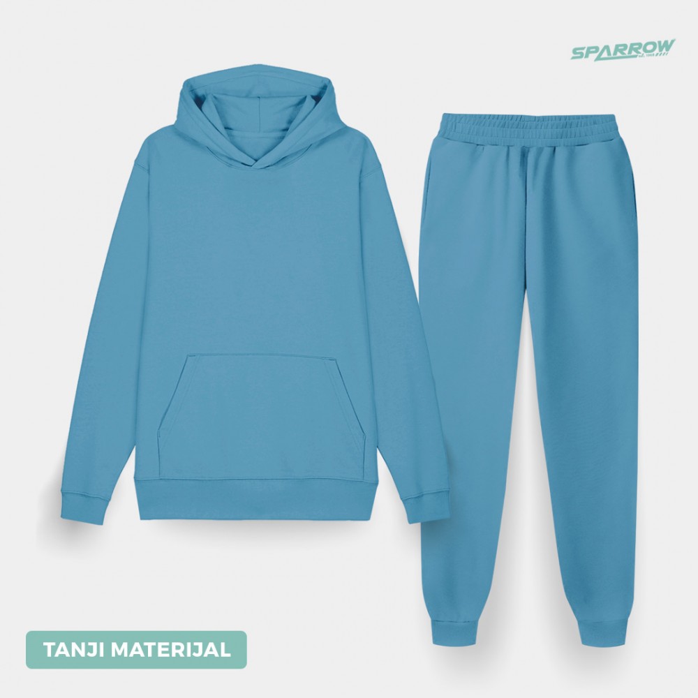 Hooded Sweatshirt with Regular Bottom – Men’s (lightweight fabrics)