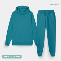 Hooded Sweatshirt with Regular Bottom – Men’s (lightweight fabrics)