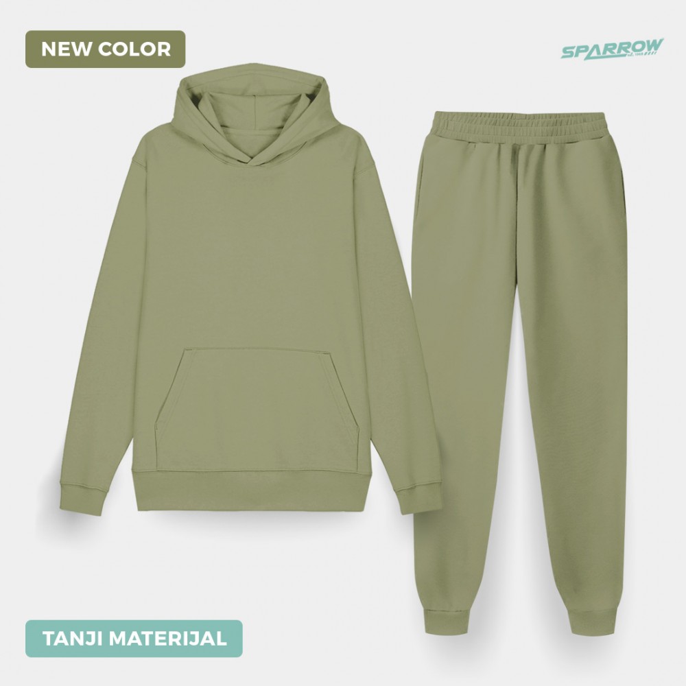 Hooded Sweatshirt with Regular Bottom – Men’s (lightweight fabrics)