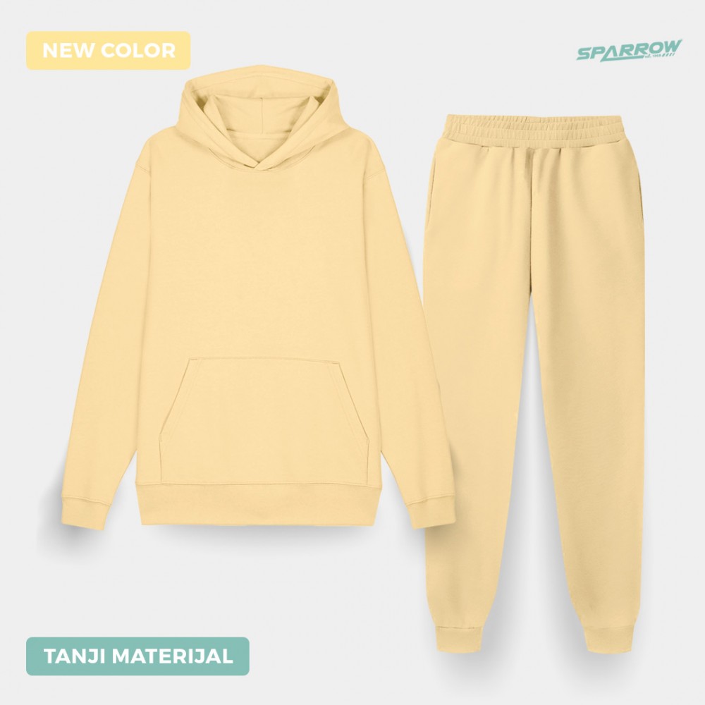 Hooded Sweatshirt with Regular Bottom – Men’s (lightweight fabrics)