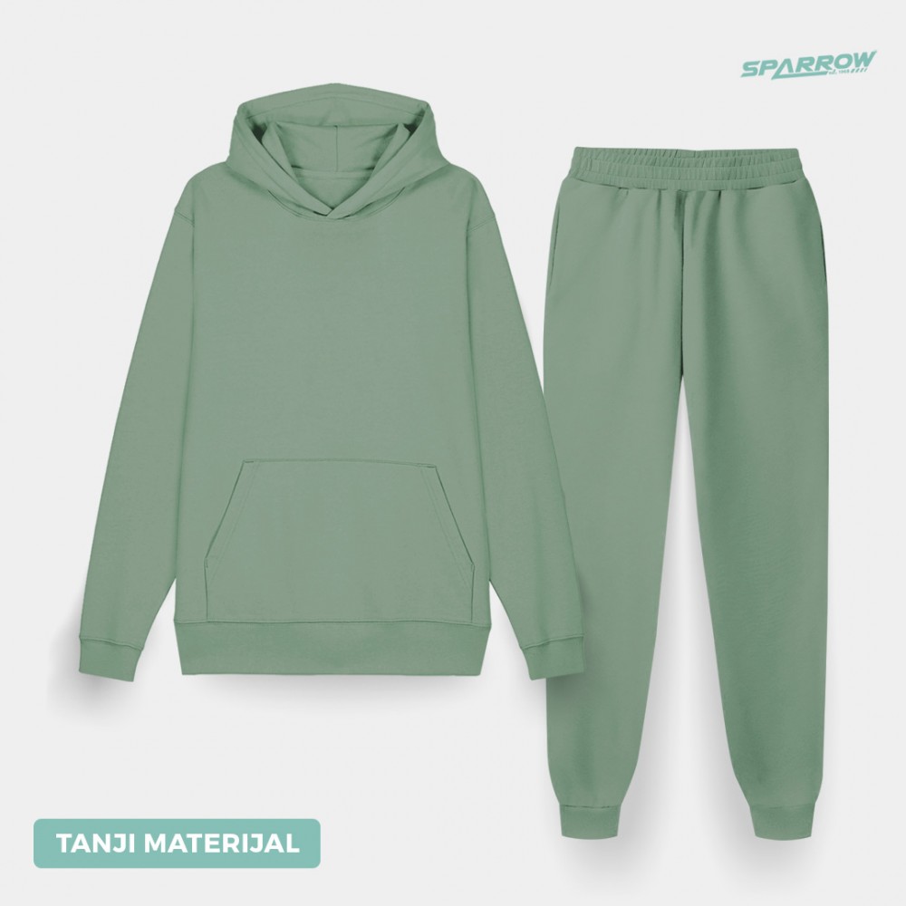 Hooded Sweatshirt with Regular Bottom – Men’s (lightweight fabrics)