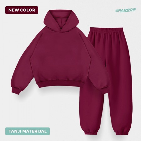Duks sa kapuljačom oversize i donji deo oversize - muški ( tanji materijal )