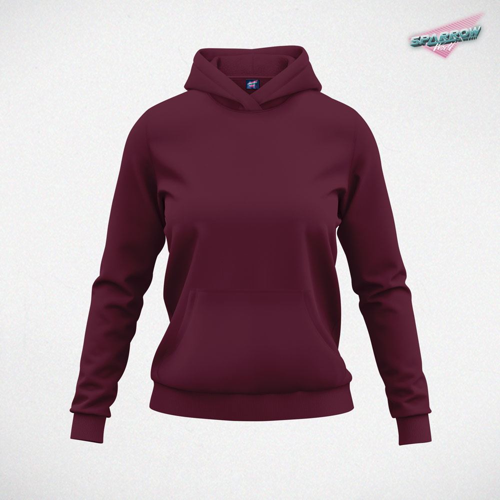 Women's hooded sweatshirt 