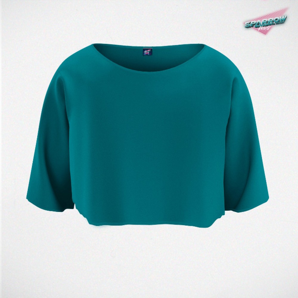Sparrow Crop Top duks 3/4