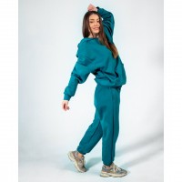 Women's sweatshirt oversize hoodie and women's oversize tracksuit bottoms