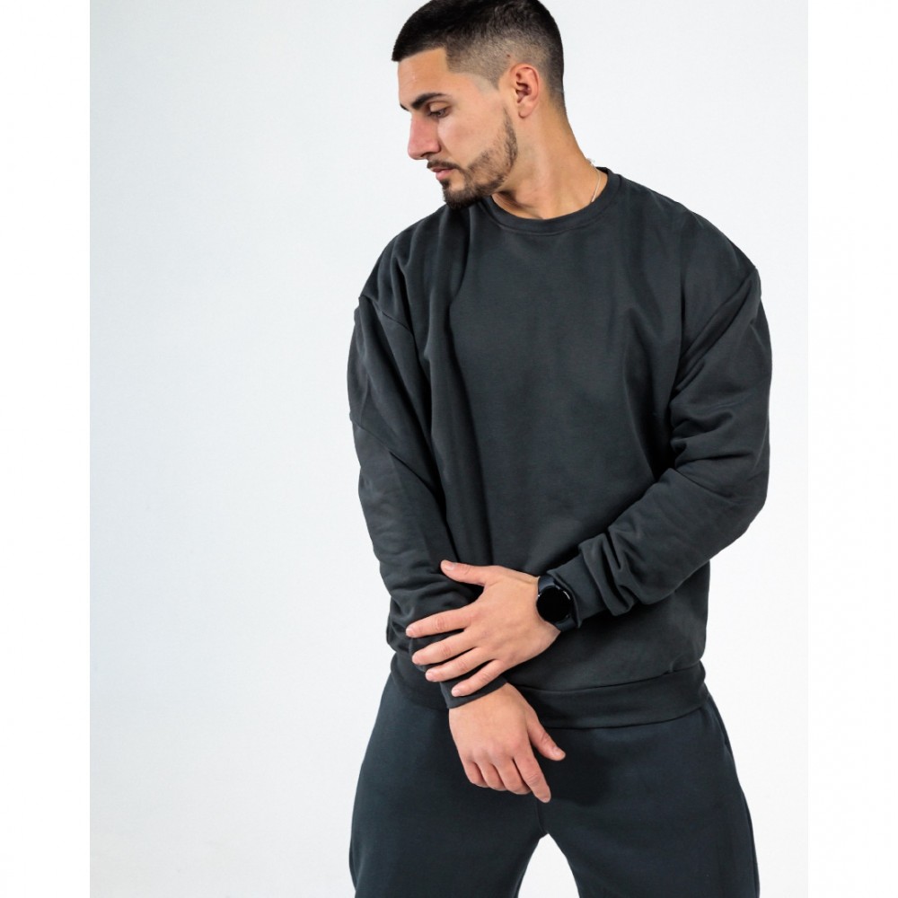 Men's sweatshirt oversize and men's oversize tracksuit bottoms