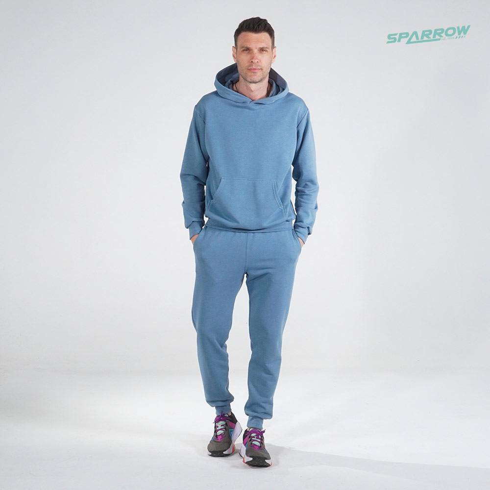 Hoodie and Slim Fit Sweatpants – Men (lighter material)