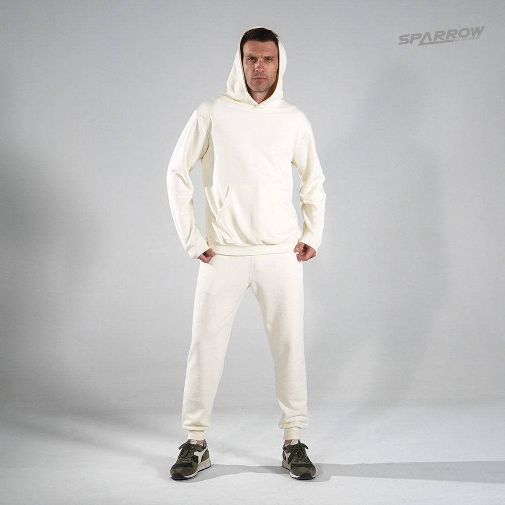 Hoodie and Slim Fit Sweatpants – Men (lighter material)