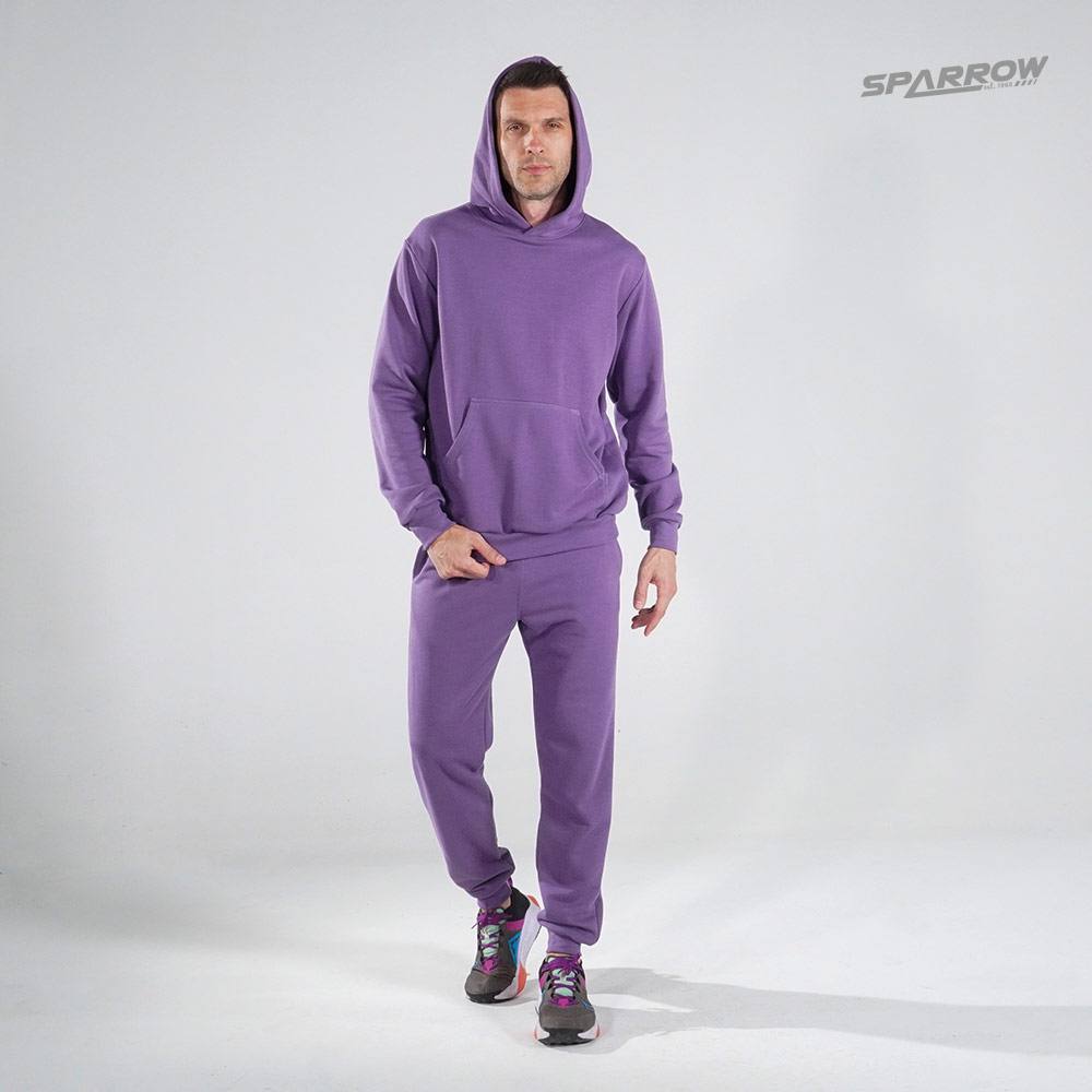 Hoodie and Slim Fit Sweatpants – Men (lighter material)