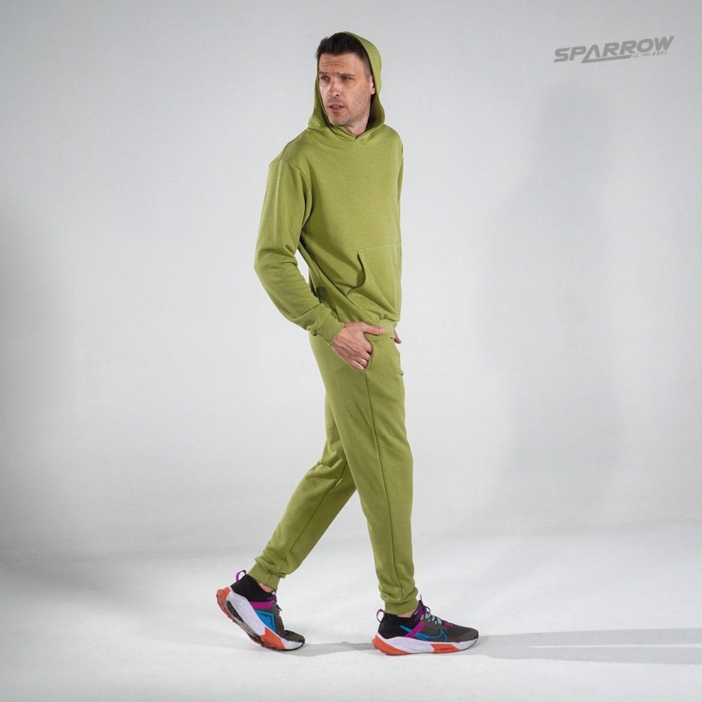 Hoodie and Slim Fit Sweatpants – Men (lighter material)