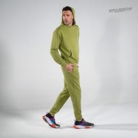 Hoodie and Slim Fit Sweatpants – Men (lighter material)