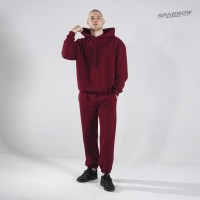 Oversized hoodie with hood and bottoms - men's (thin material)