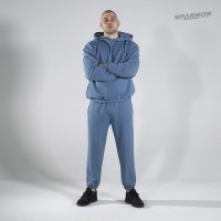 Oversized hoodie with hood and bottoms - men's (thin material)