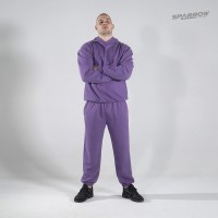 Oversized hoodie with hood and bottoms - men's (thin material)